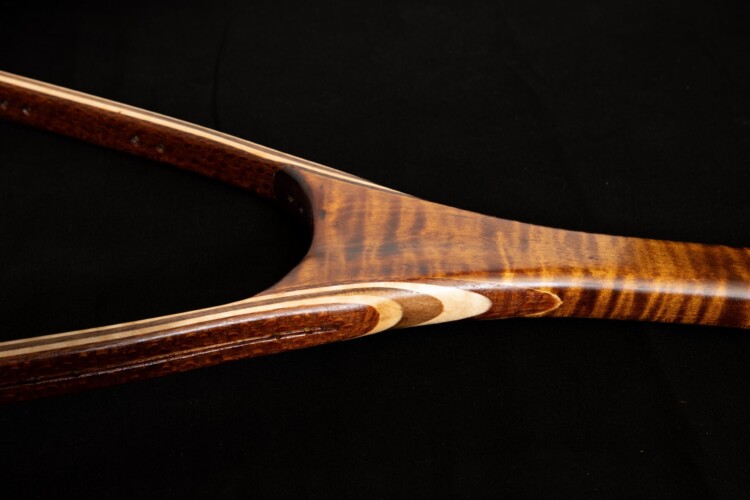 #238 Tiger Maple w/ carved scallop yoke - Image 4